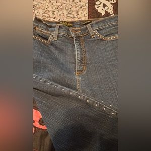 NYDJ jeans. Bling. Size 4.